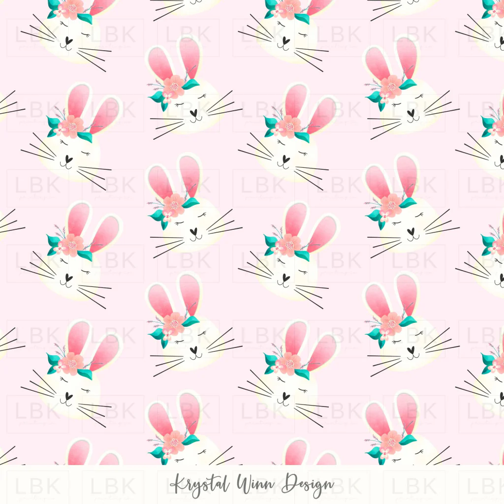 Hoppy Easter Honey Bunny Pink