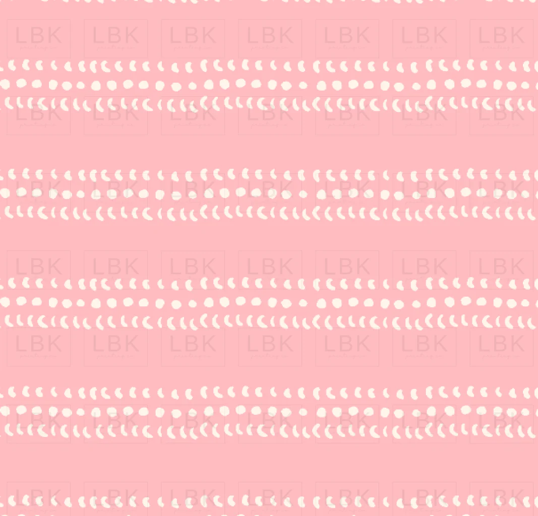 Horizontal cactus stripes in bubble gum