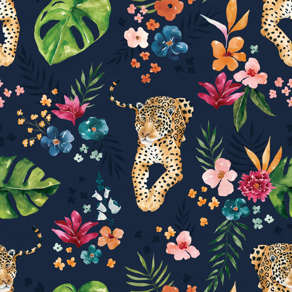 Jaguar_Floral_NavyBlue