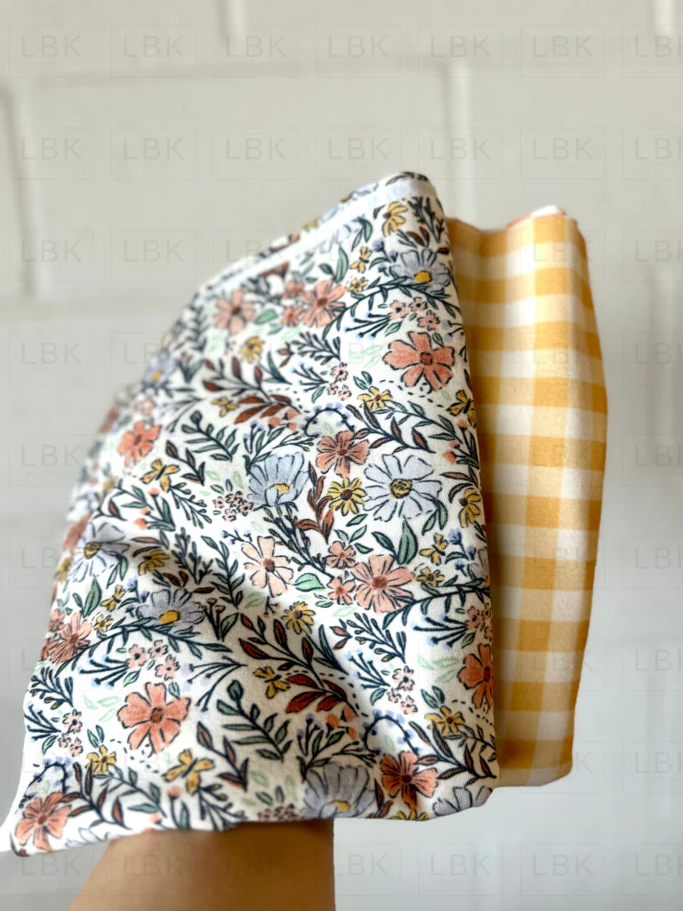 Jenelle's Benefit: Yellow Gingham Fabric - Image 2