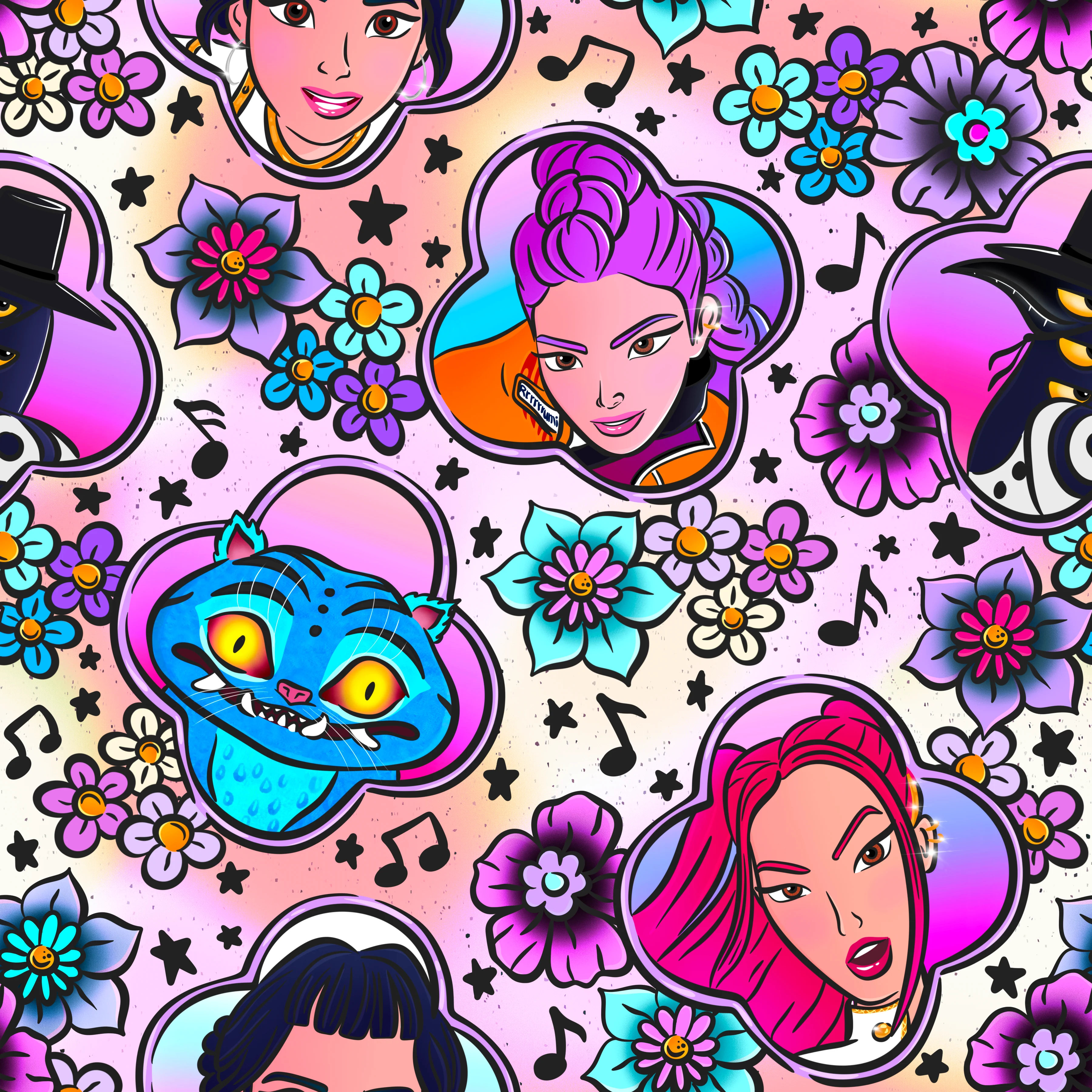 K POP- Fabric