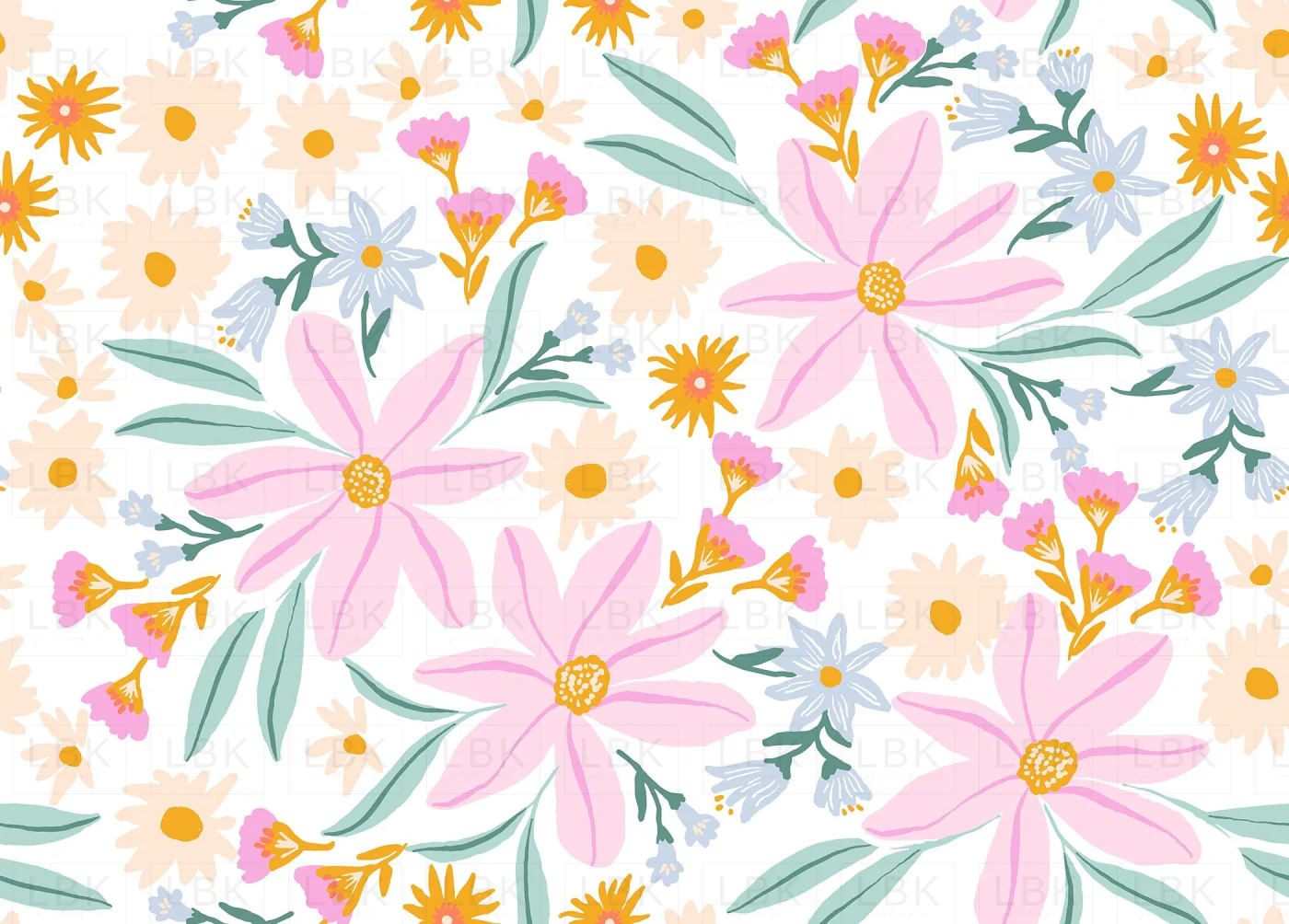 Laguna Florals in pastels