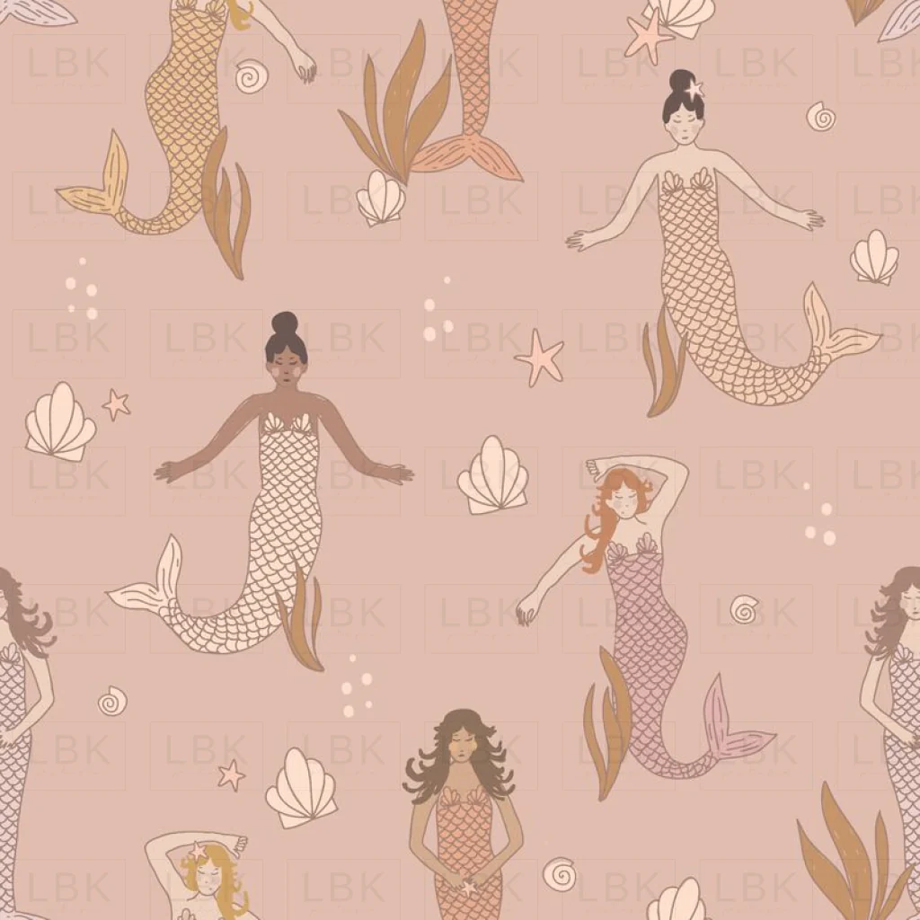 lets be mermaids - mauve