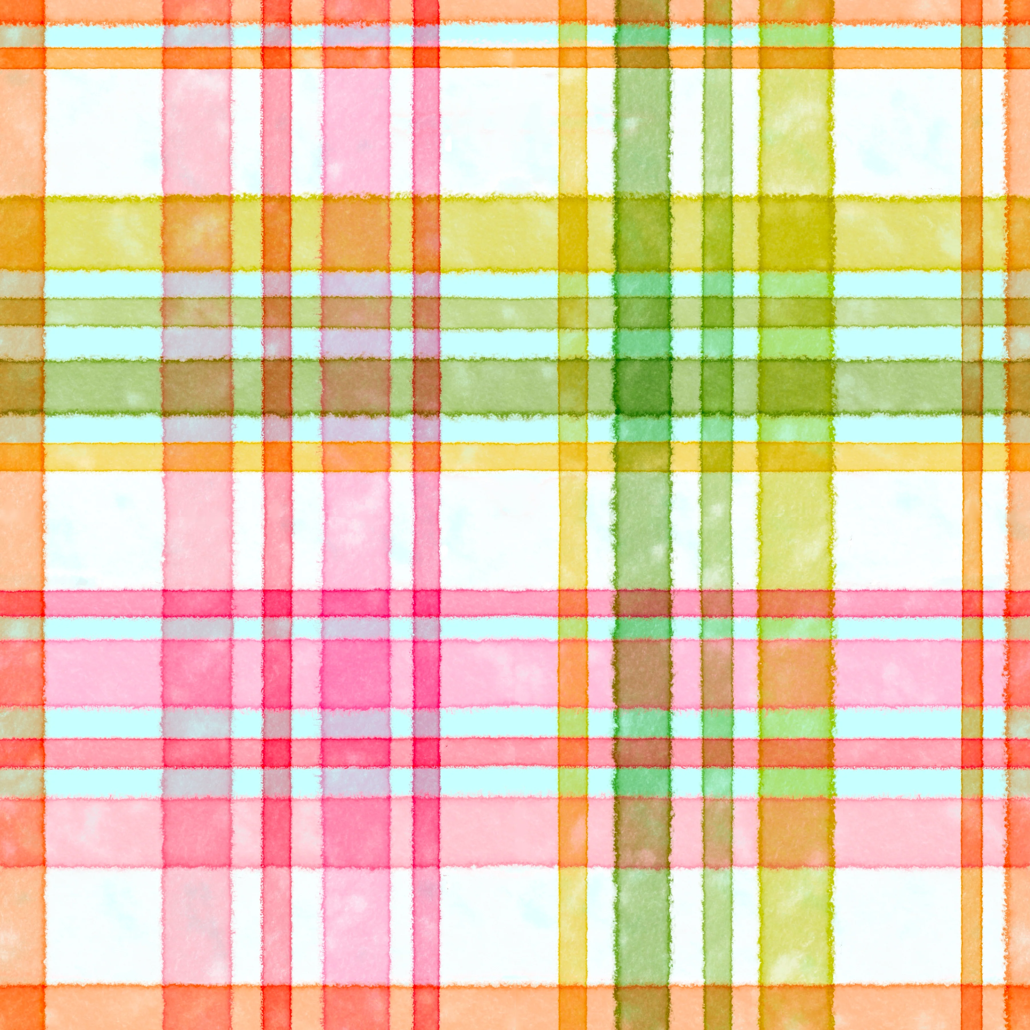 Light plaid light aqua