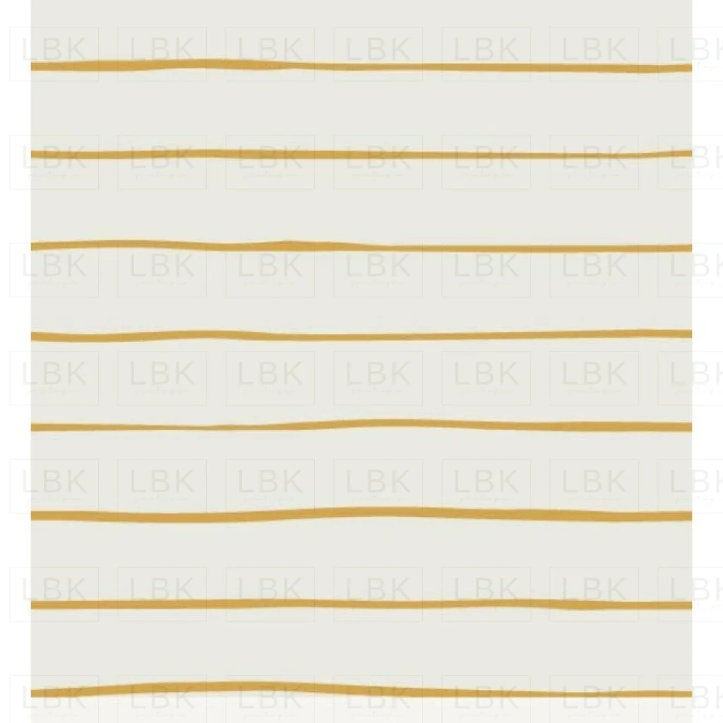 Lines Gold on Cream