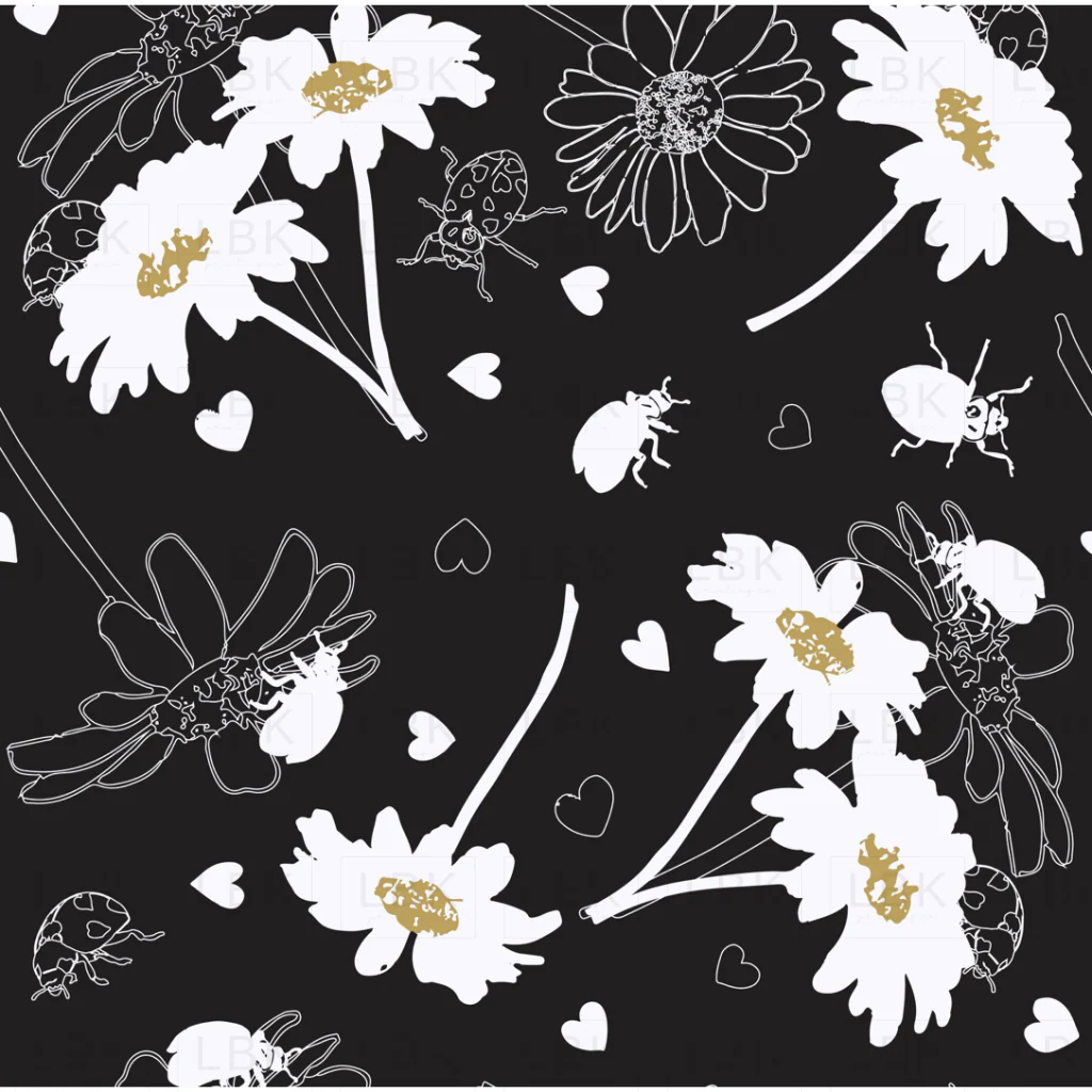 LOVEBUG BLOOMS IN BLACK