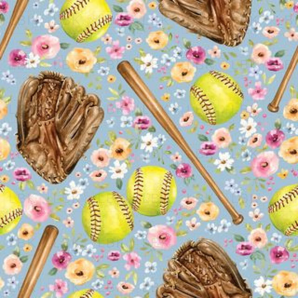 Melody_SoftballGame_Floral_Blue