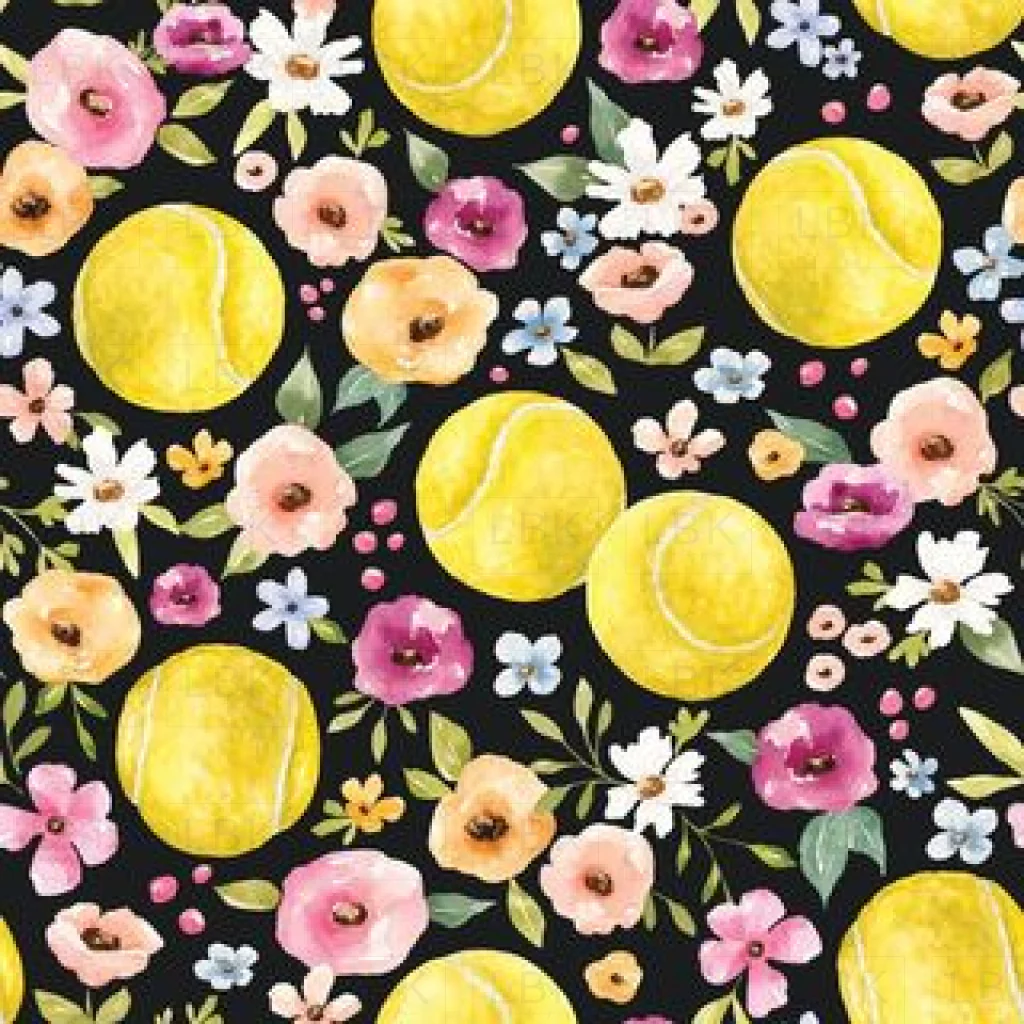 Melody_Tennis_Floral_Black