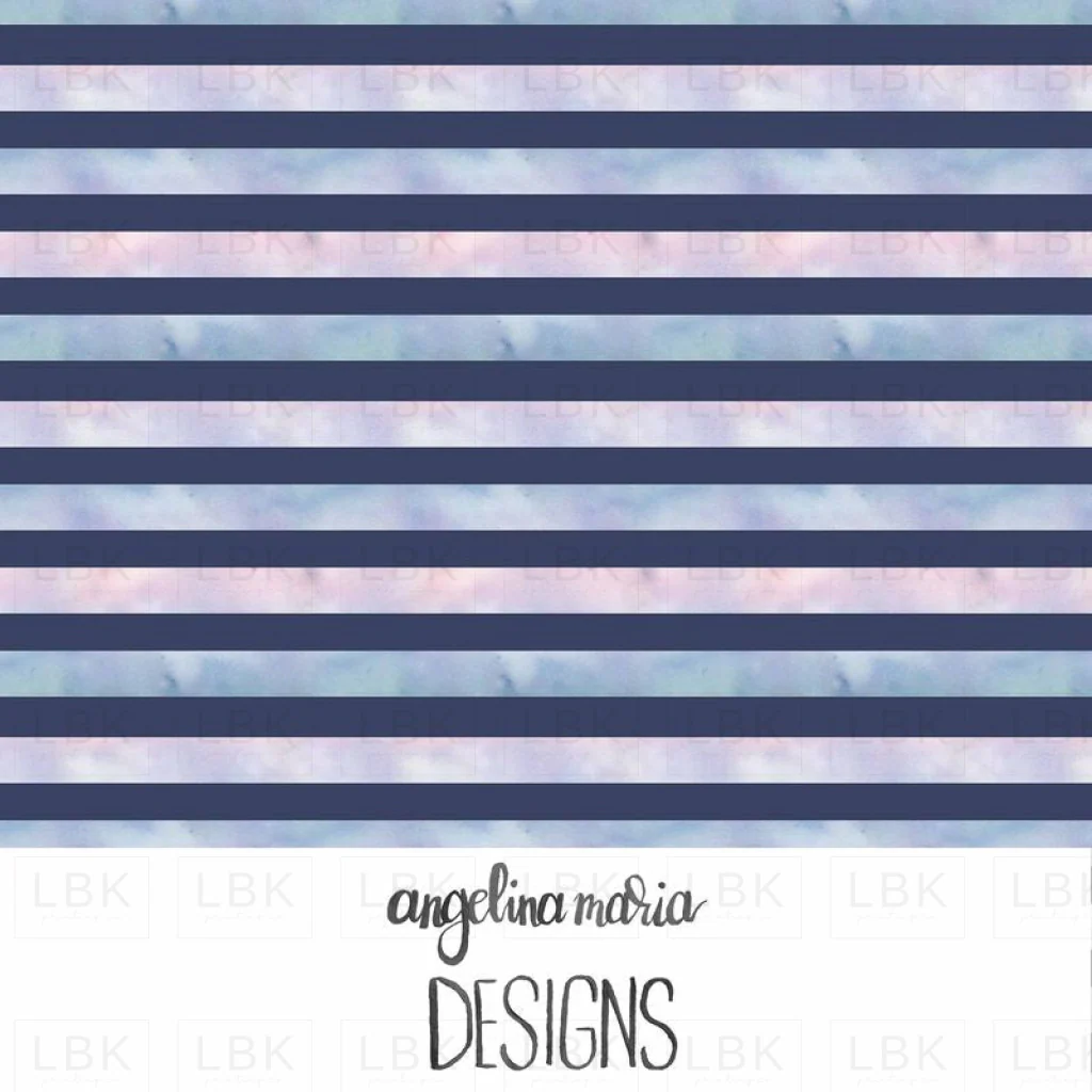 mermaid stripe navy