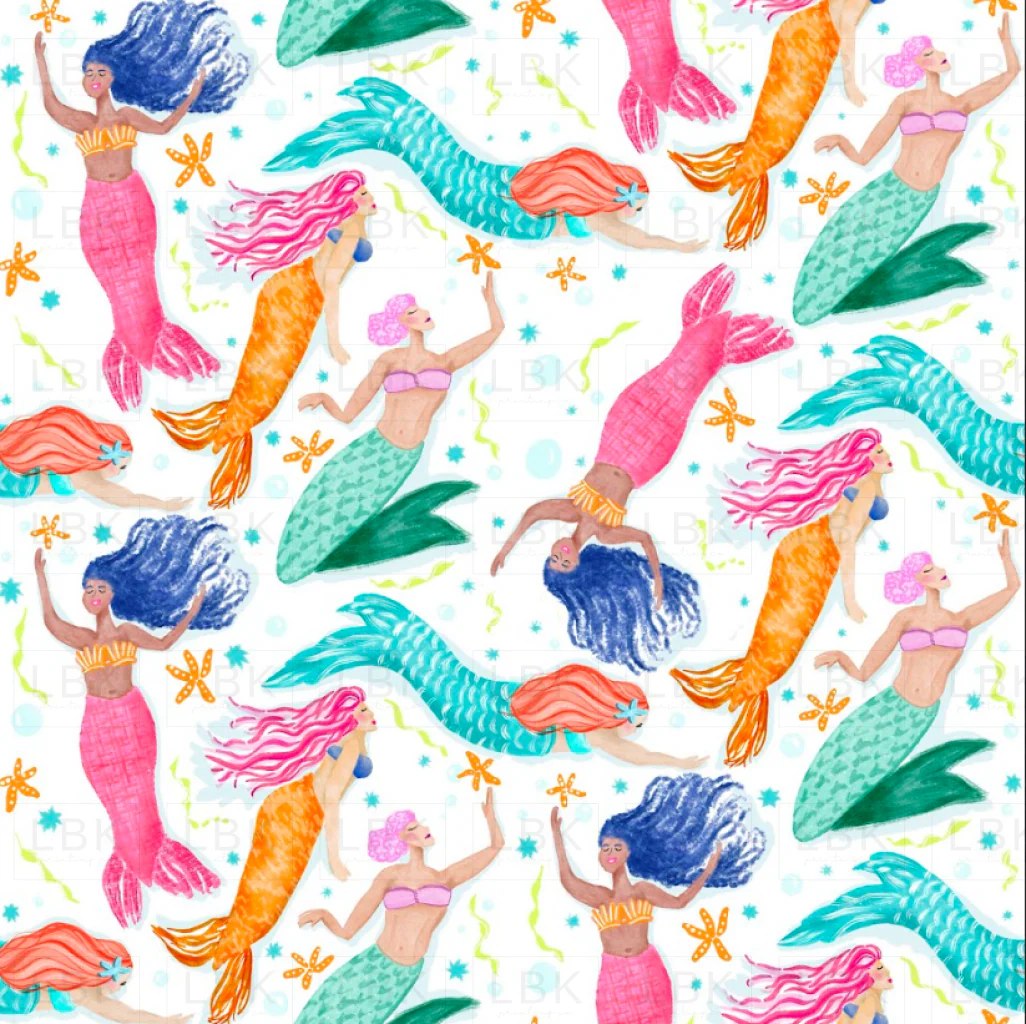 mermaids melody white