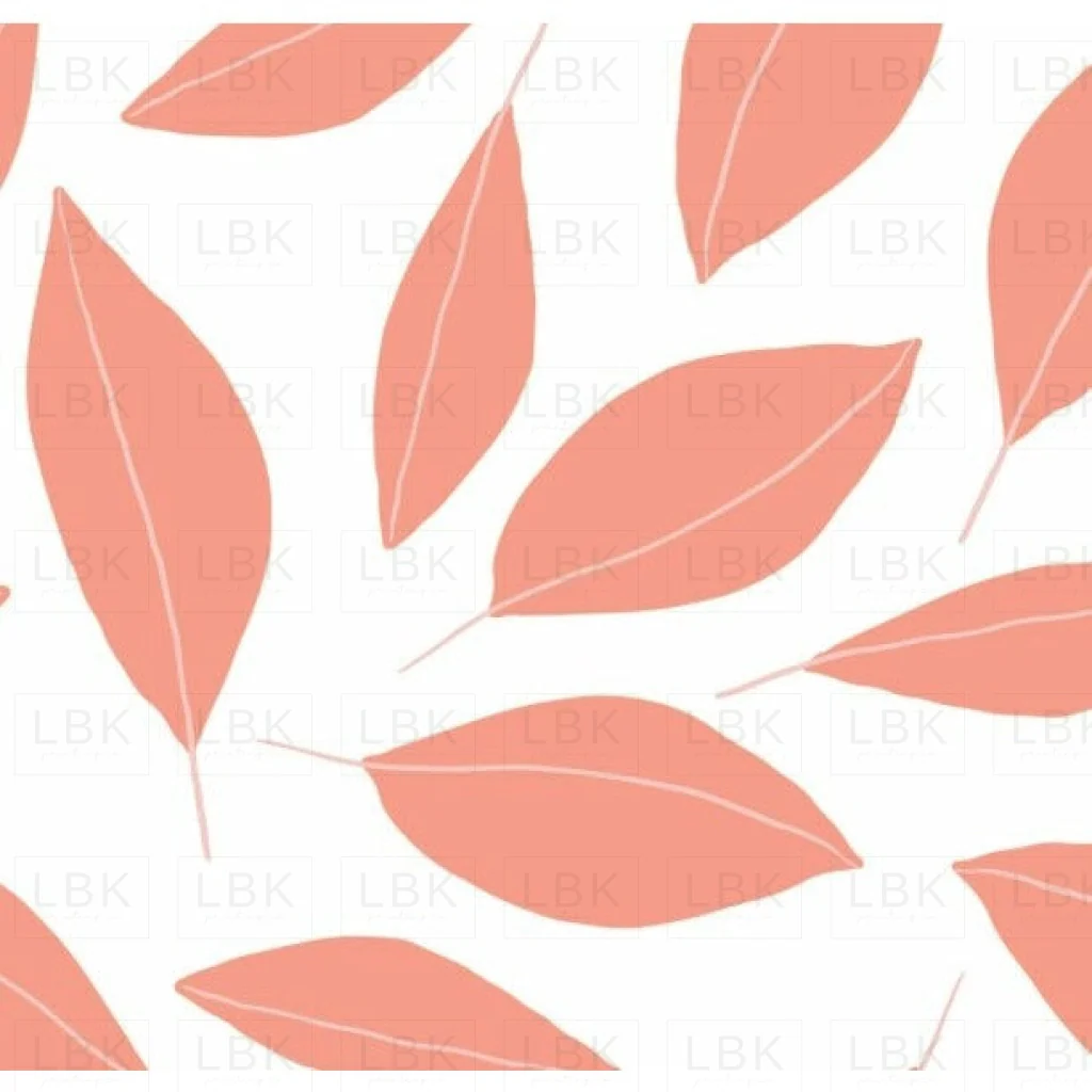 Modern Leaves Dark Pink