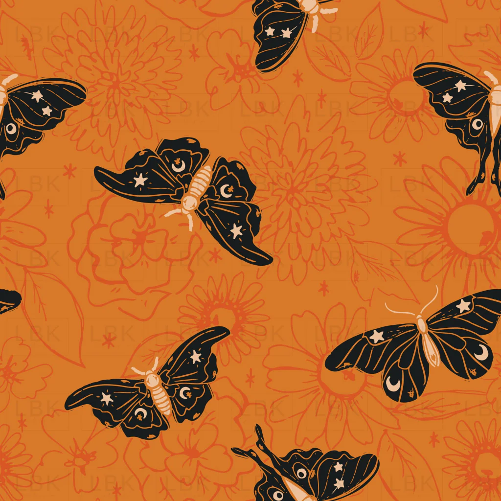 Moon Moth Orange