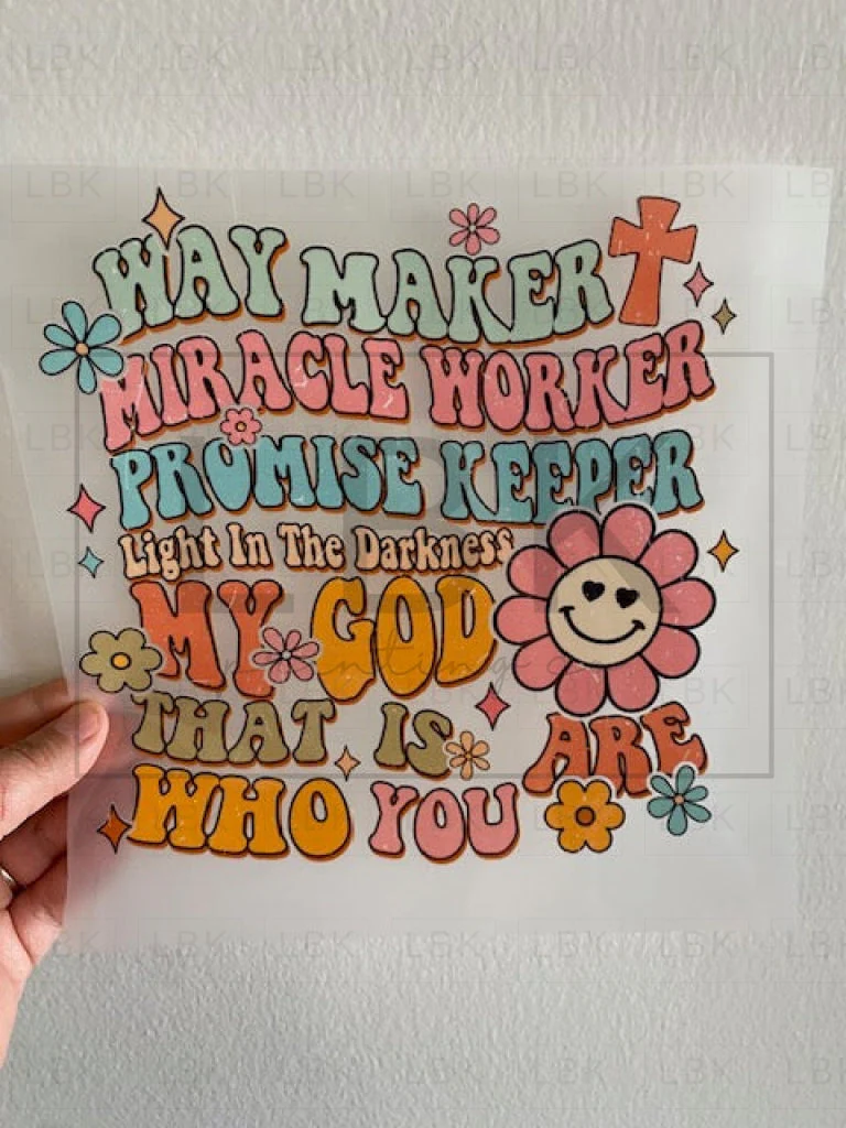 way maker- DTF - Image 2