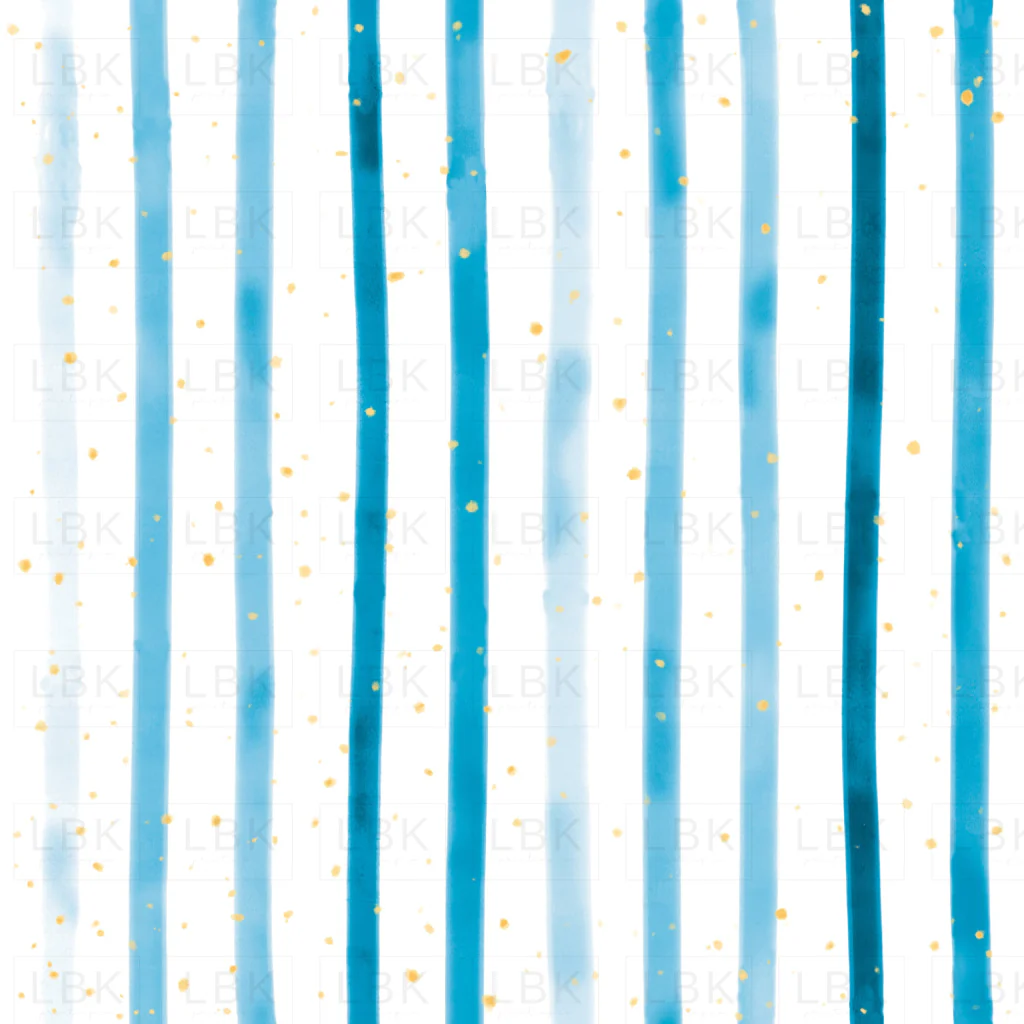 Navy and Teal Watercolor Stripes