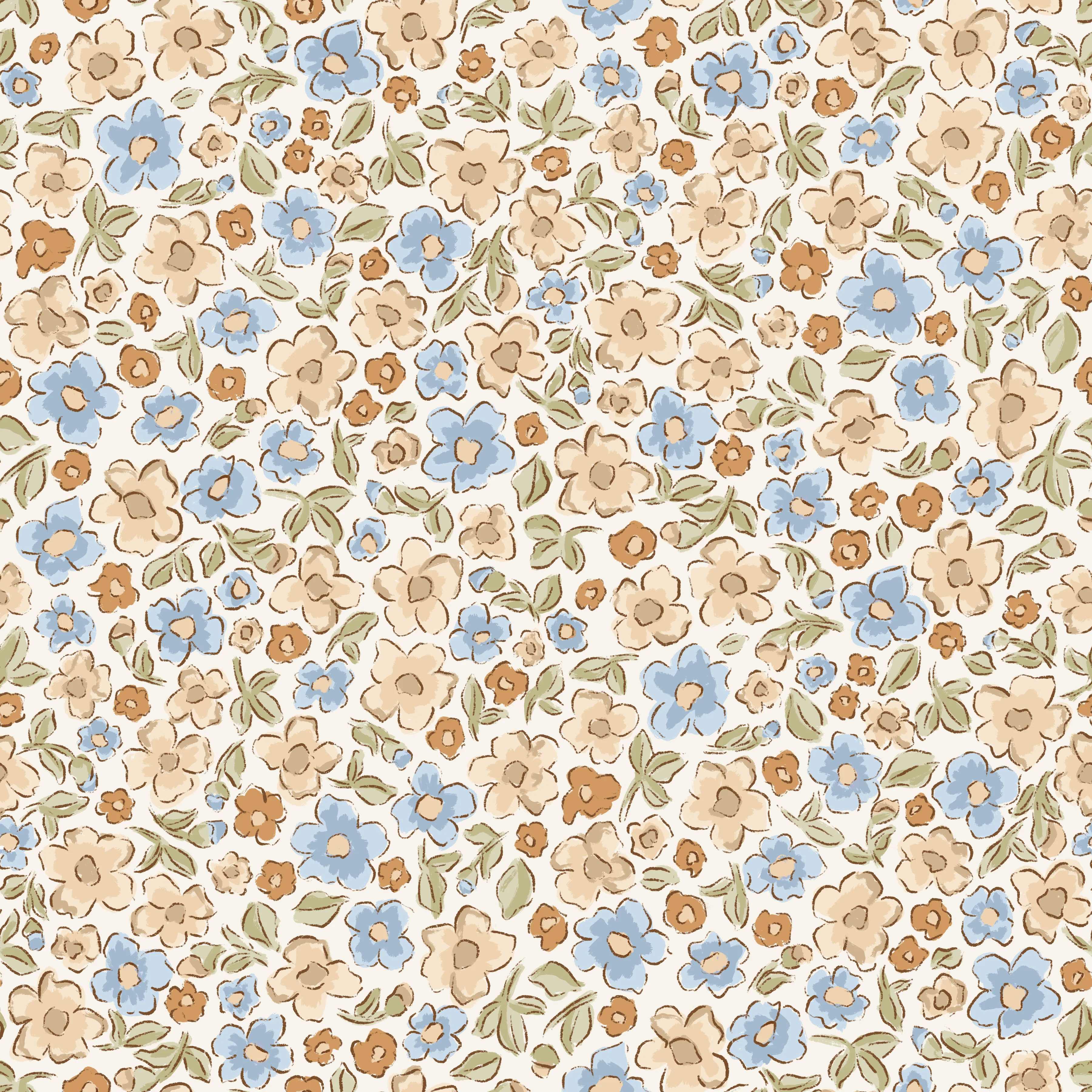 Neutral Ditsy Floral
