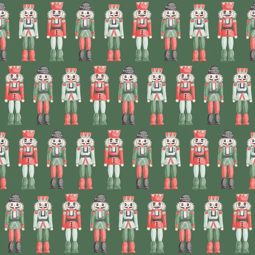 Nutcrackers Rows-sugar plum-green9