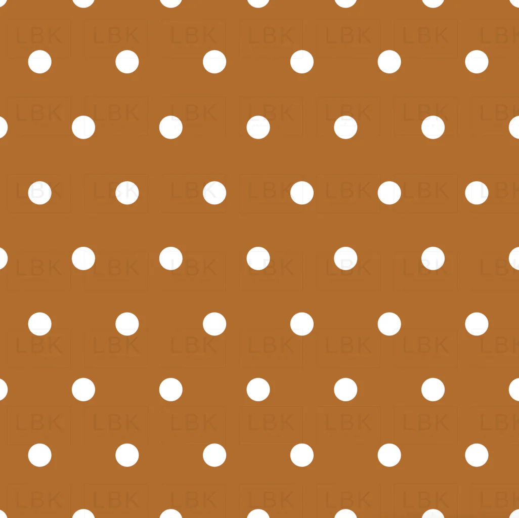 October Moon Dots Burnt Orange