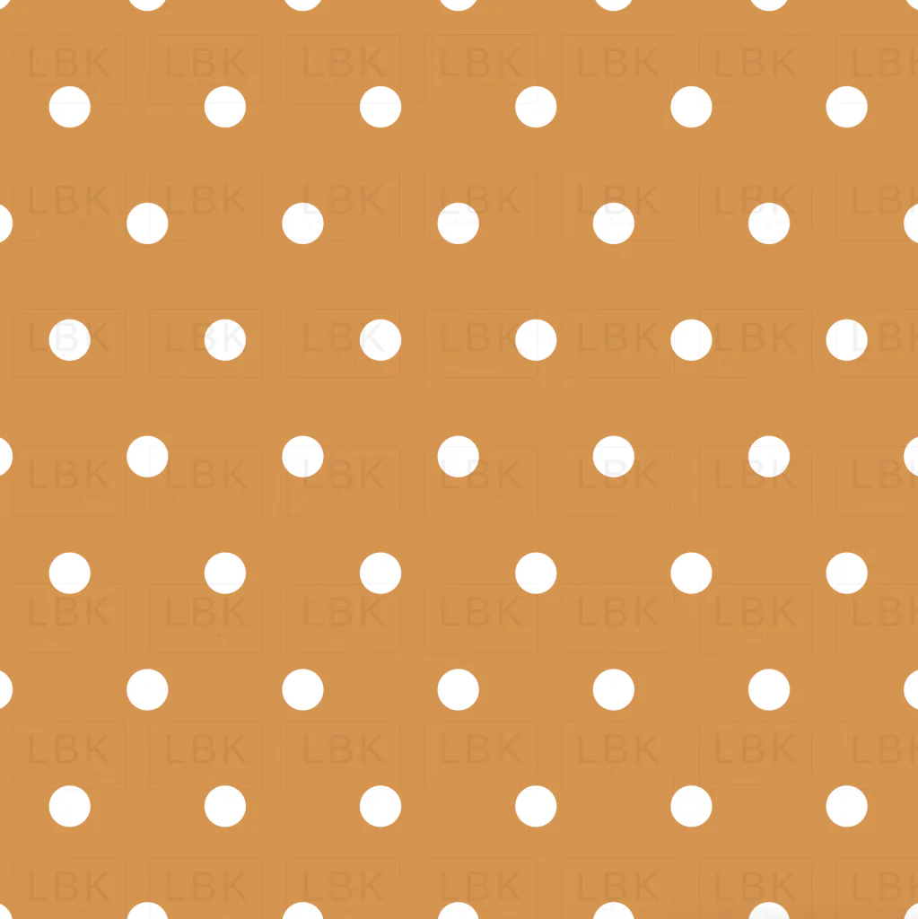 October Moon Dots Orange