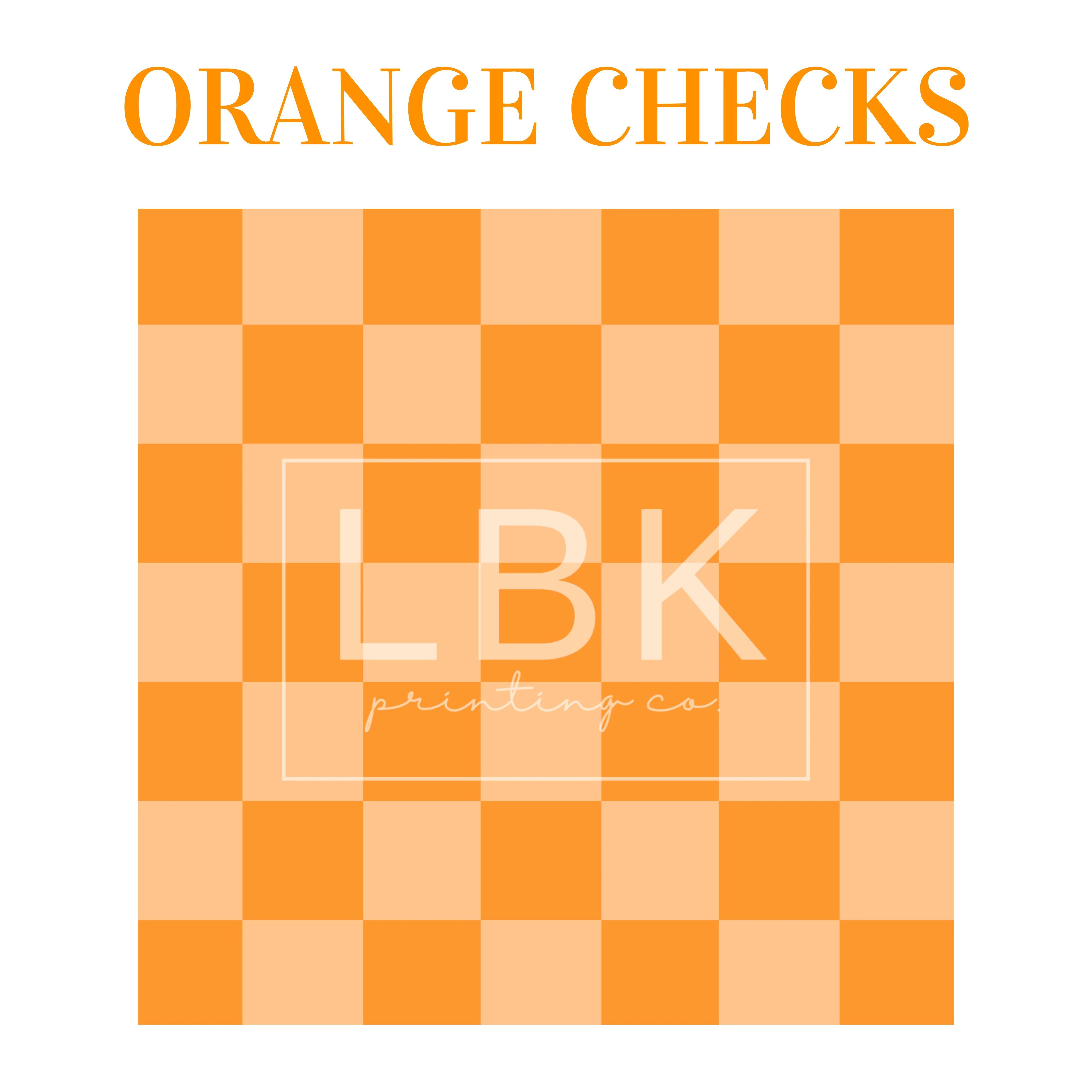 Orange Checks