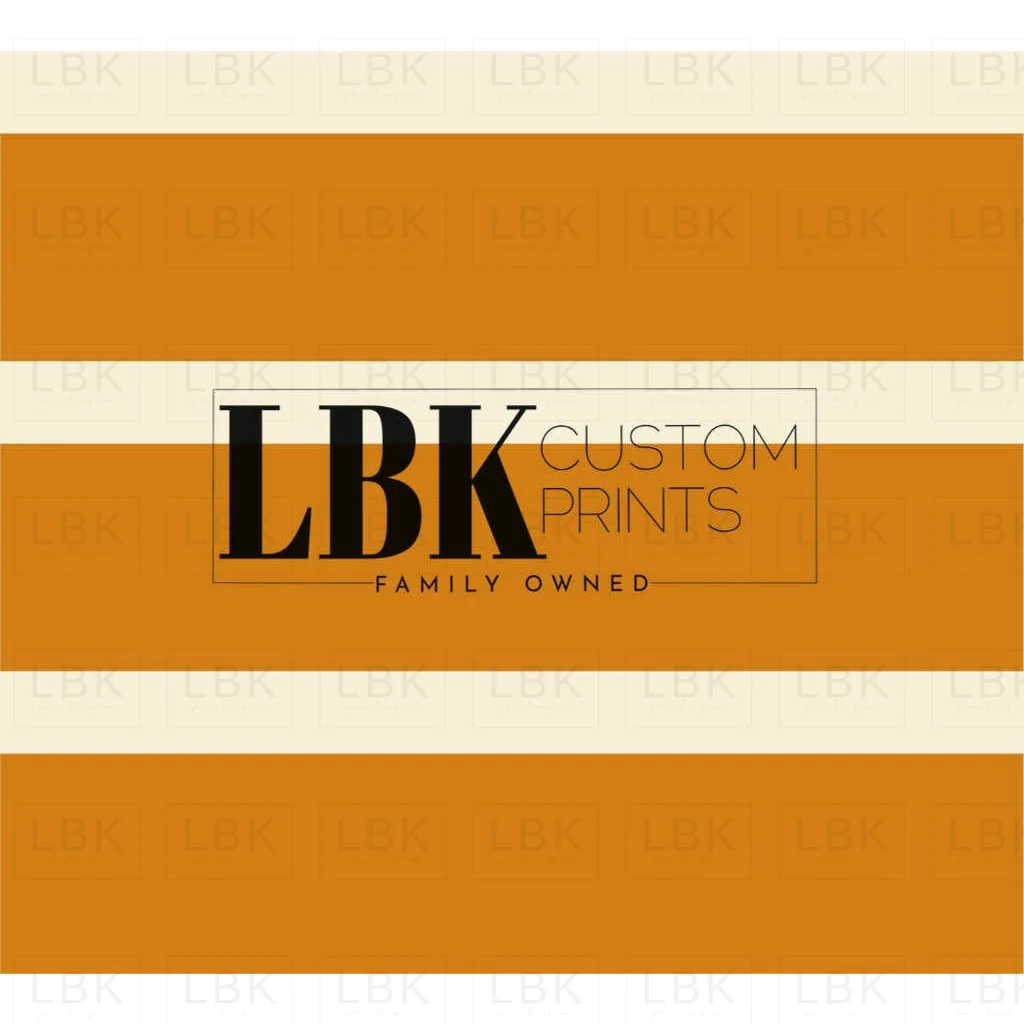 Orange Cream Stripes