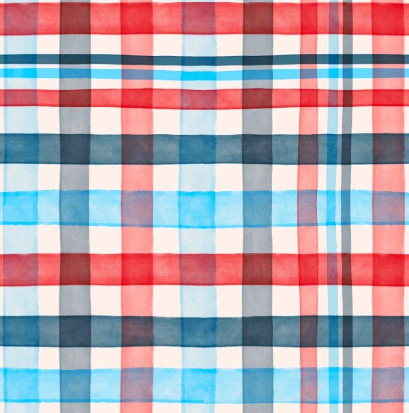 Patriot plaid light tan