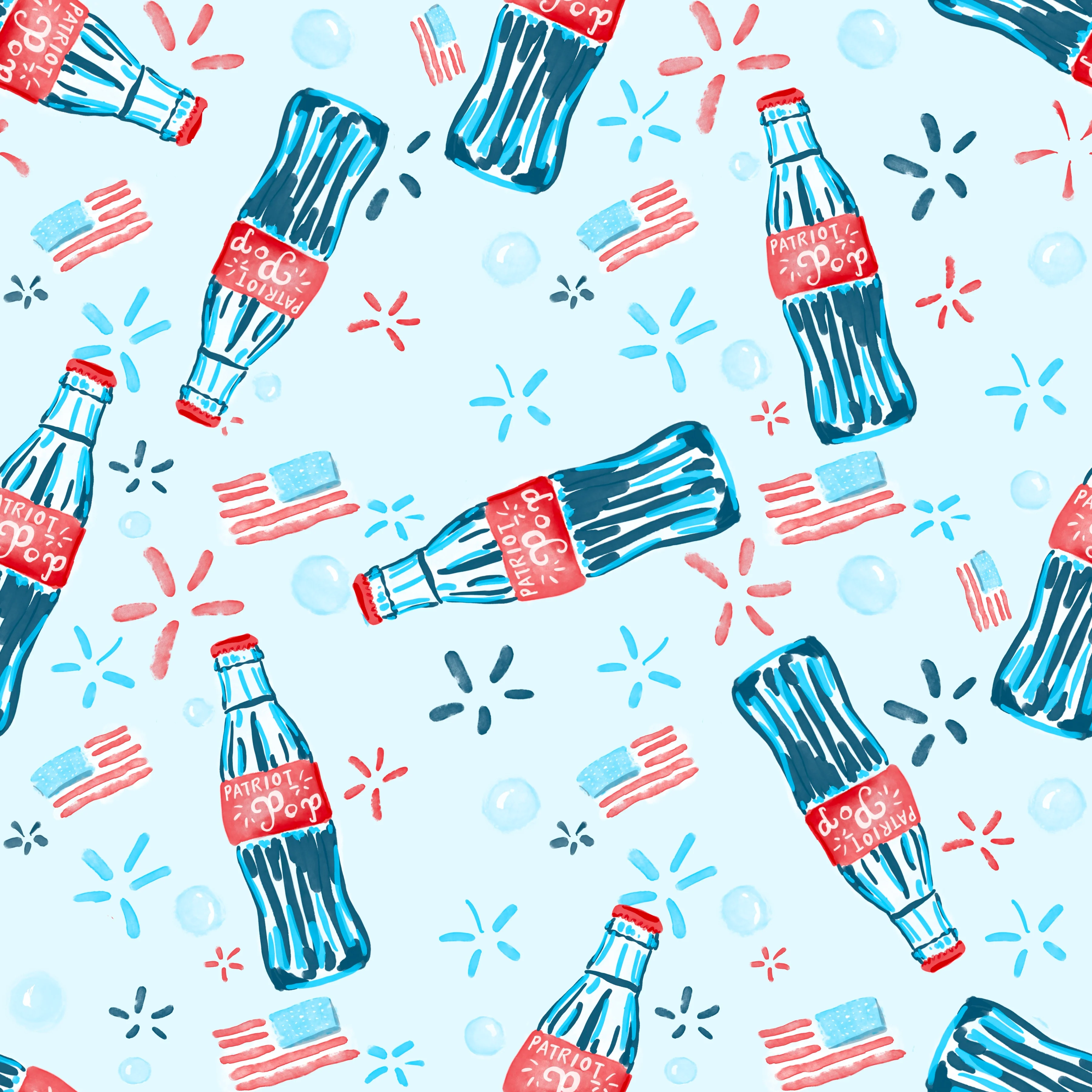 Patriot Pop light blue