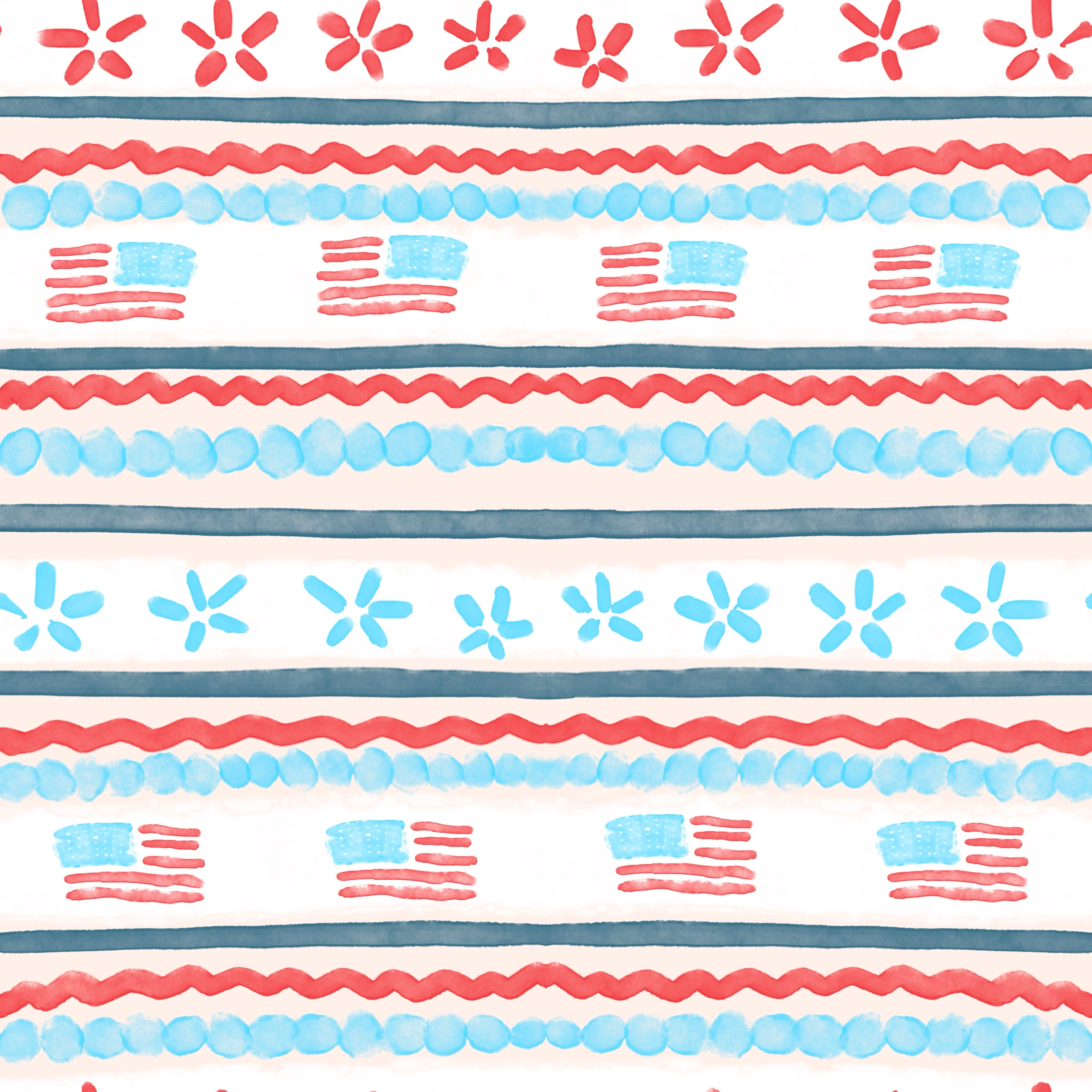 Patrioticrickrackribbonstripewhite