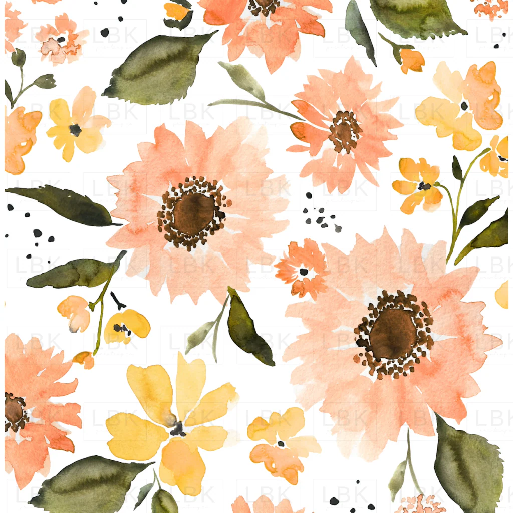 Peachy Sunflowers