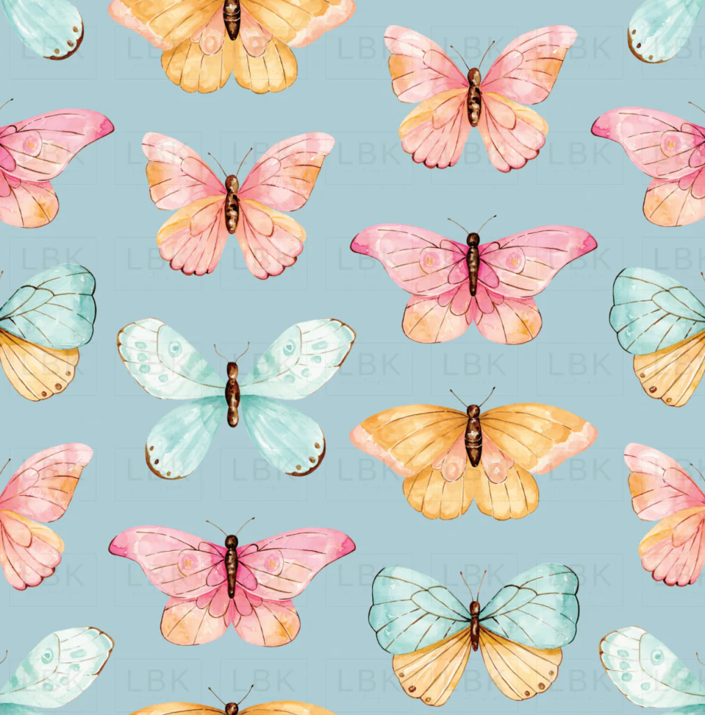 Penelope Butterfly Rows Blue