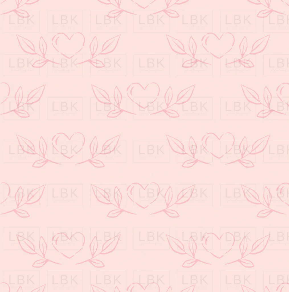 Penelope Heart Sketches Pink