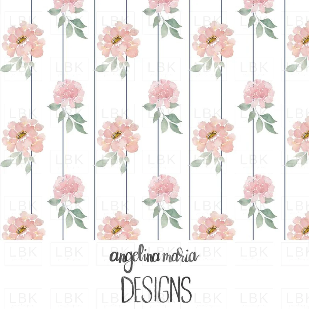 Peonies and Stripes
