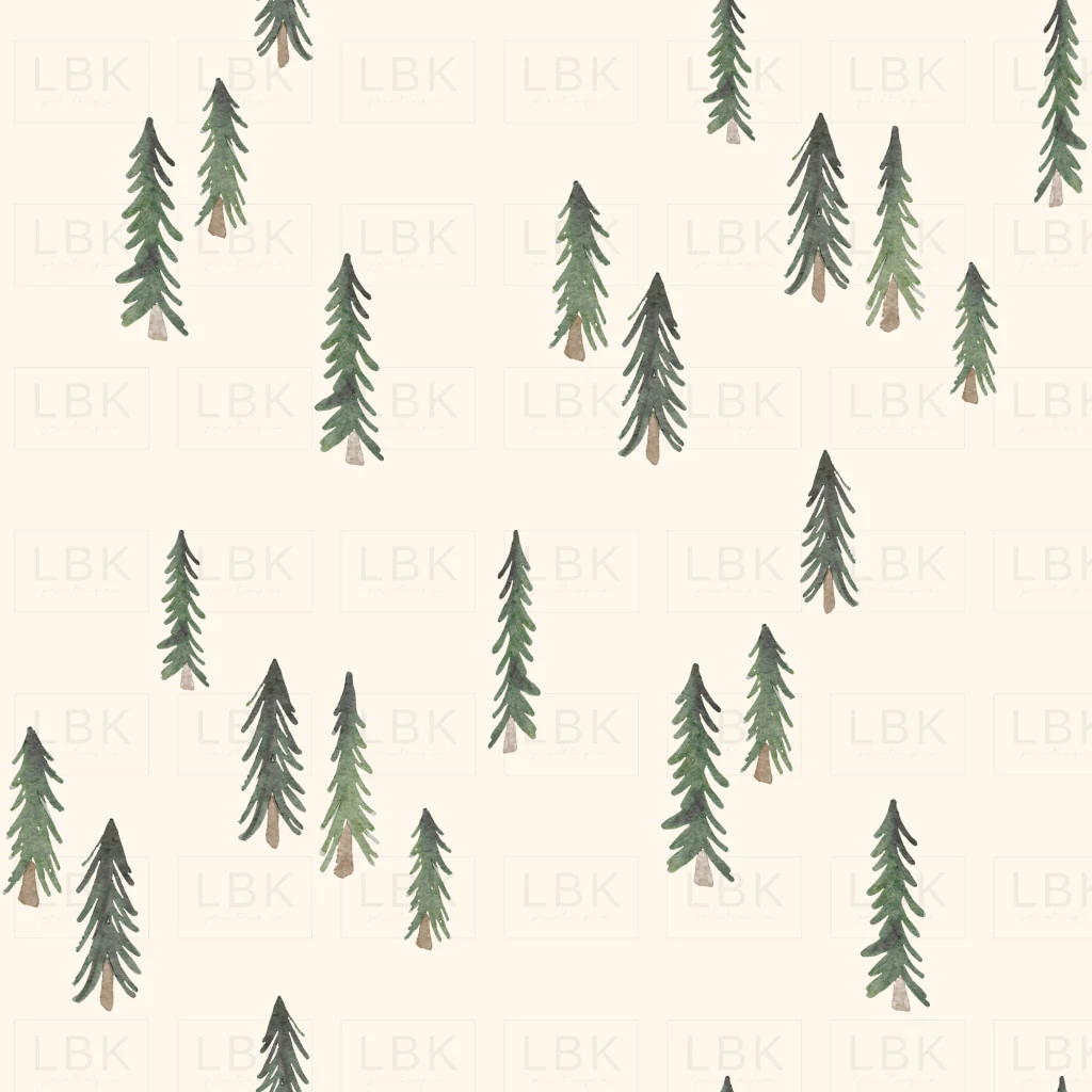 pine trees- cream