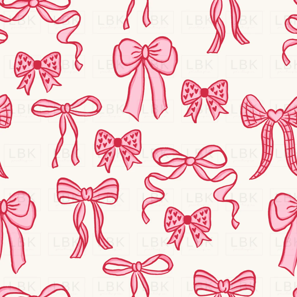 Pink and Red Valentine Bows