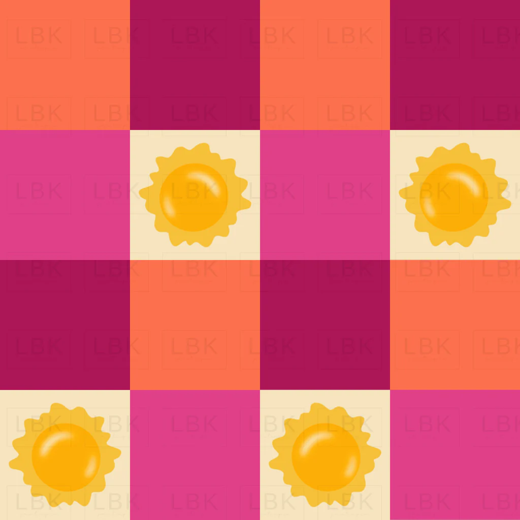 Pink Sun Check