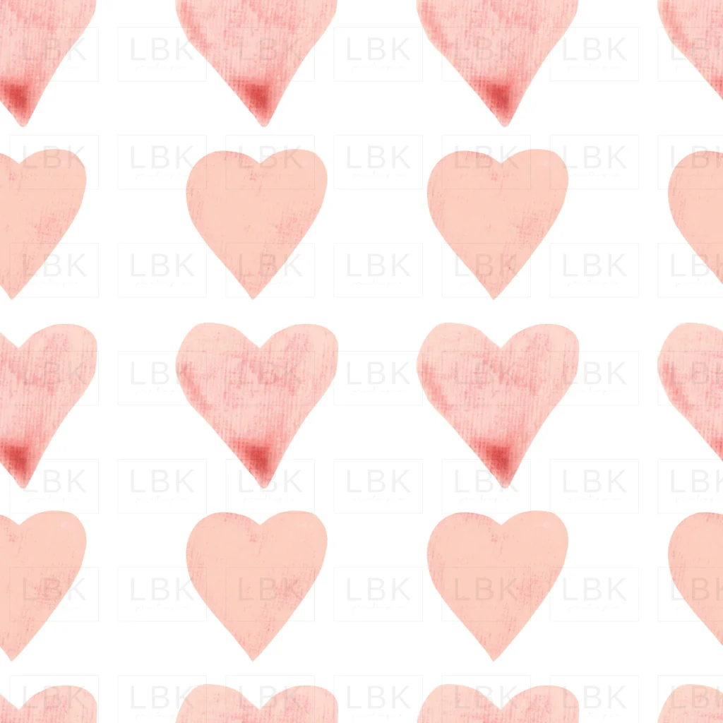 Pink Watercolor Hearts