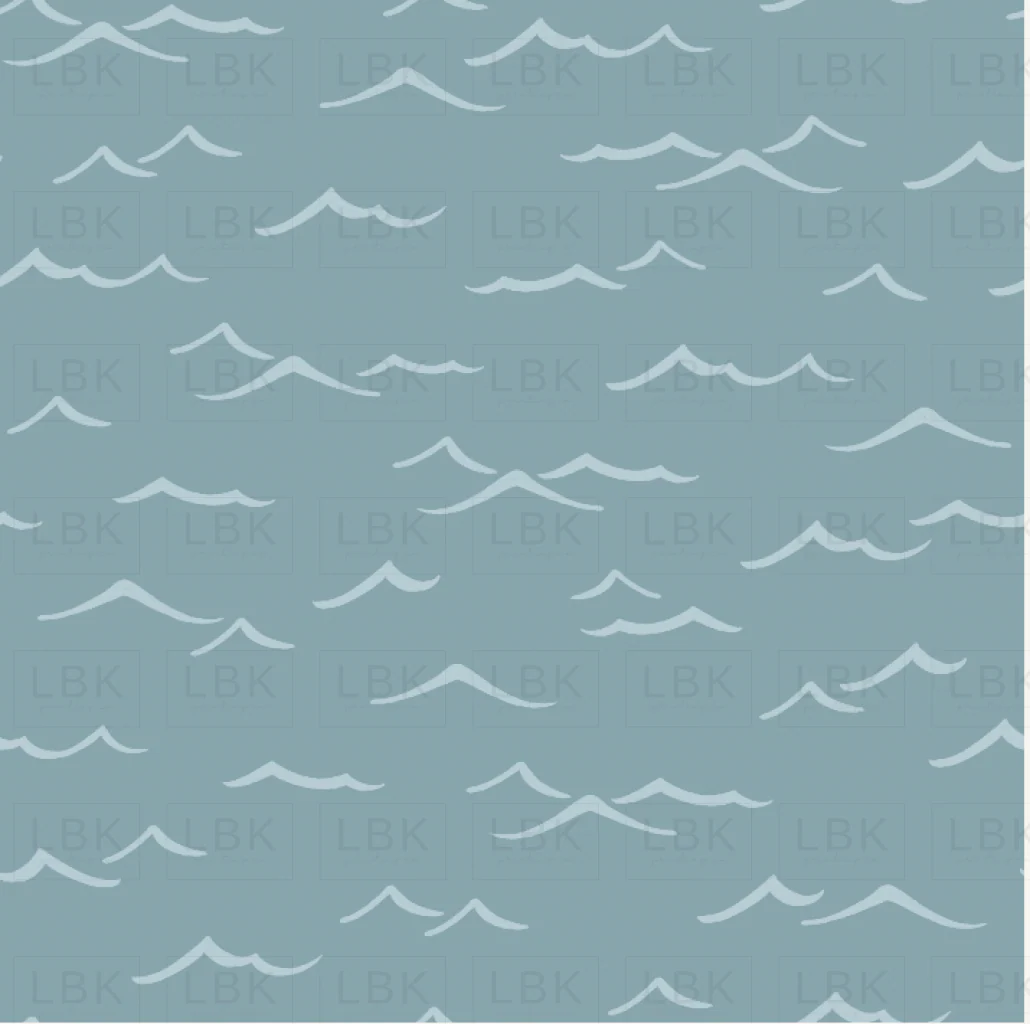Pirates Ahoy Waves Blue