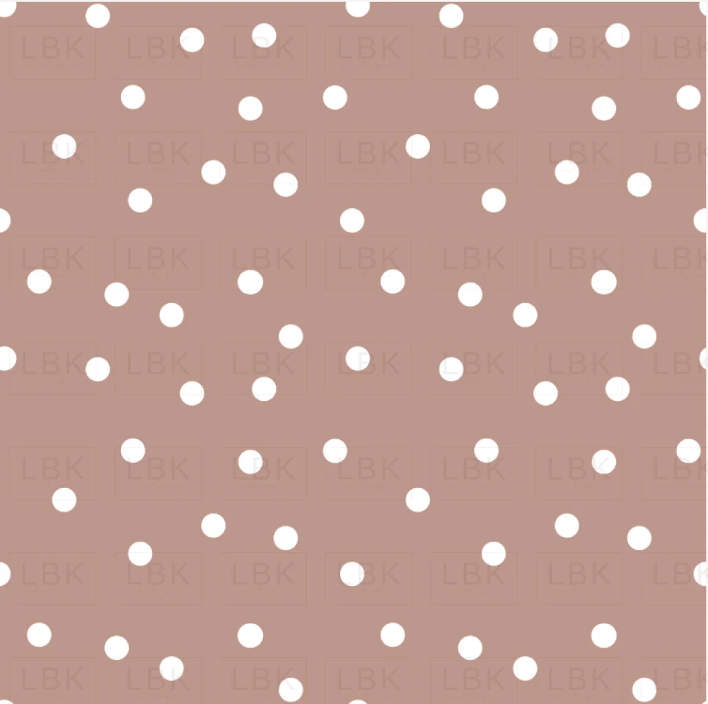 Polka Dot Dusty Rose