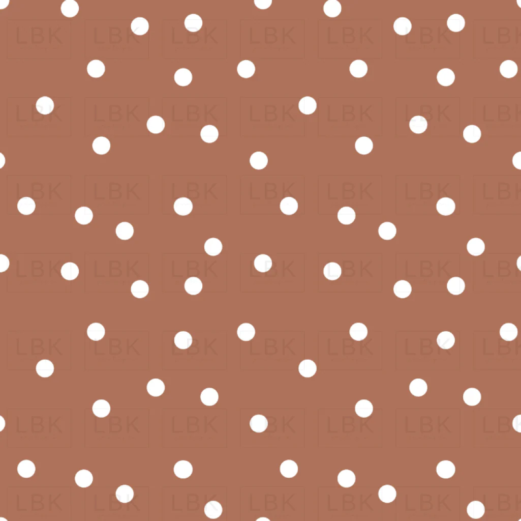 Polka Dot Terra Cotta Clay