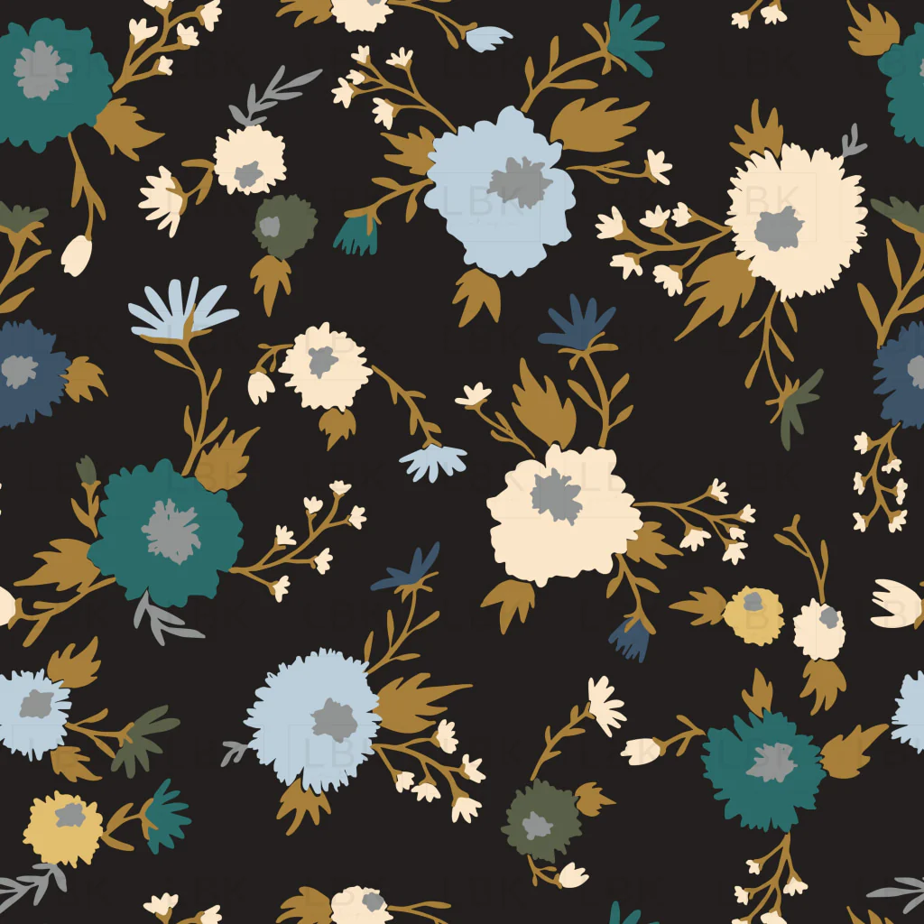 Prehistoric Bloom in Black-10