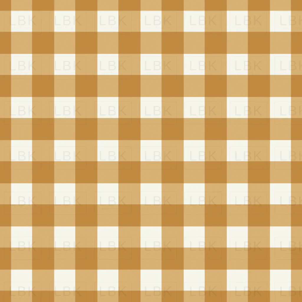 Spring Reverie Mustard Yellow Gingham