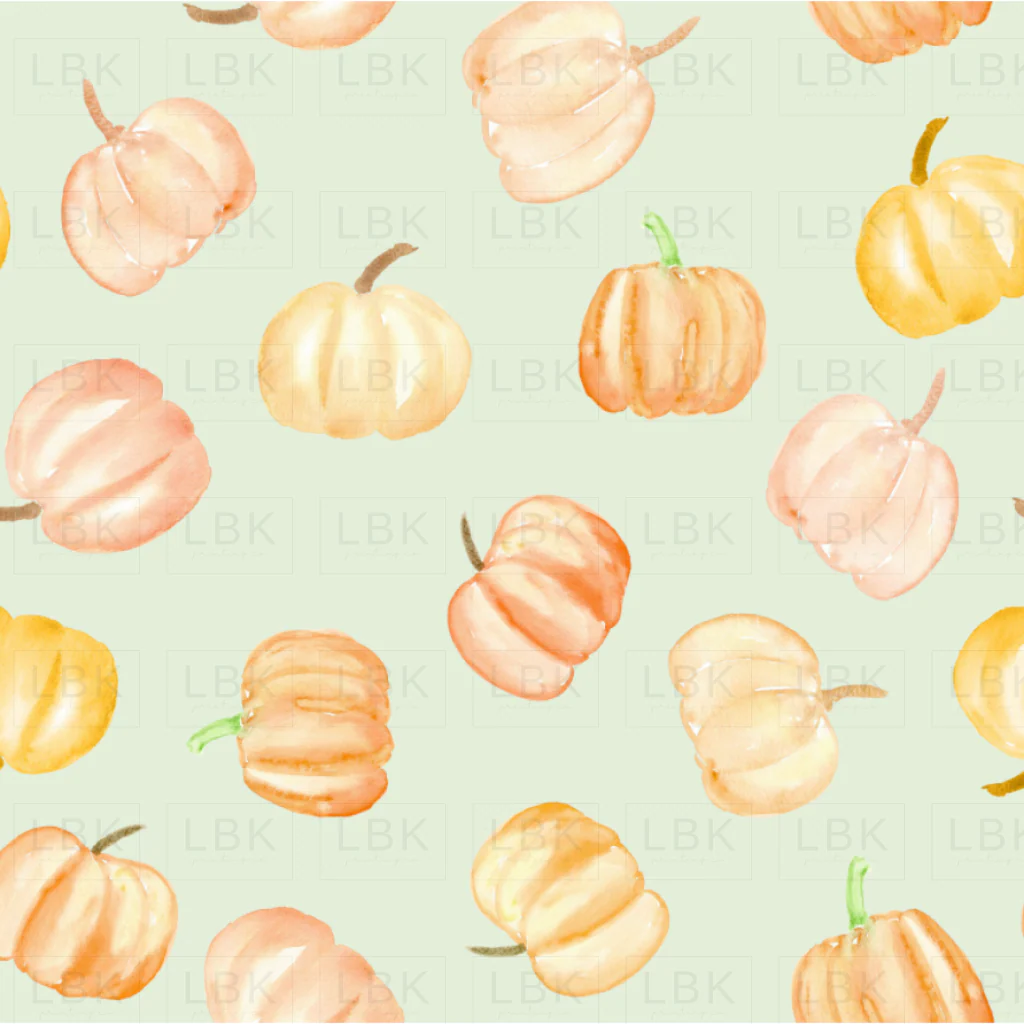 Pumpkin Toss on Soft Sage