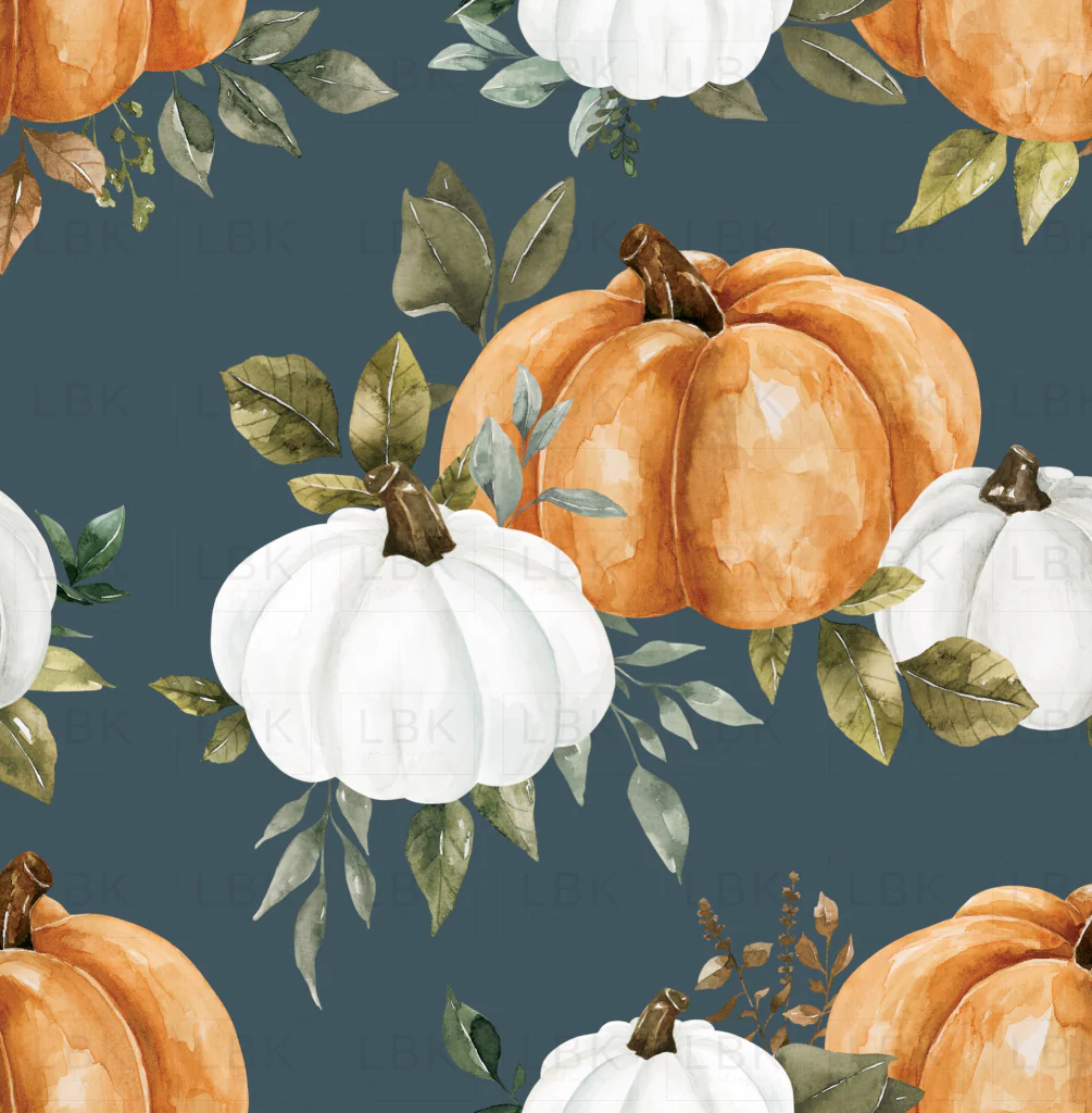 Pumpkins Night Blue