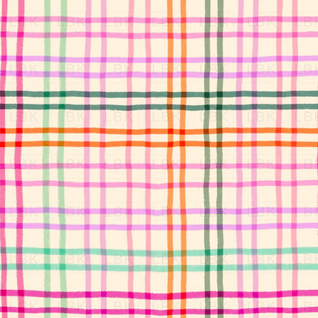 purple ditsy gingham