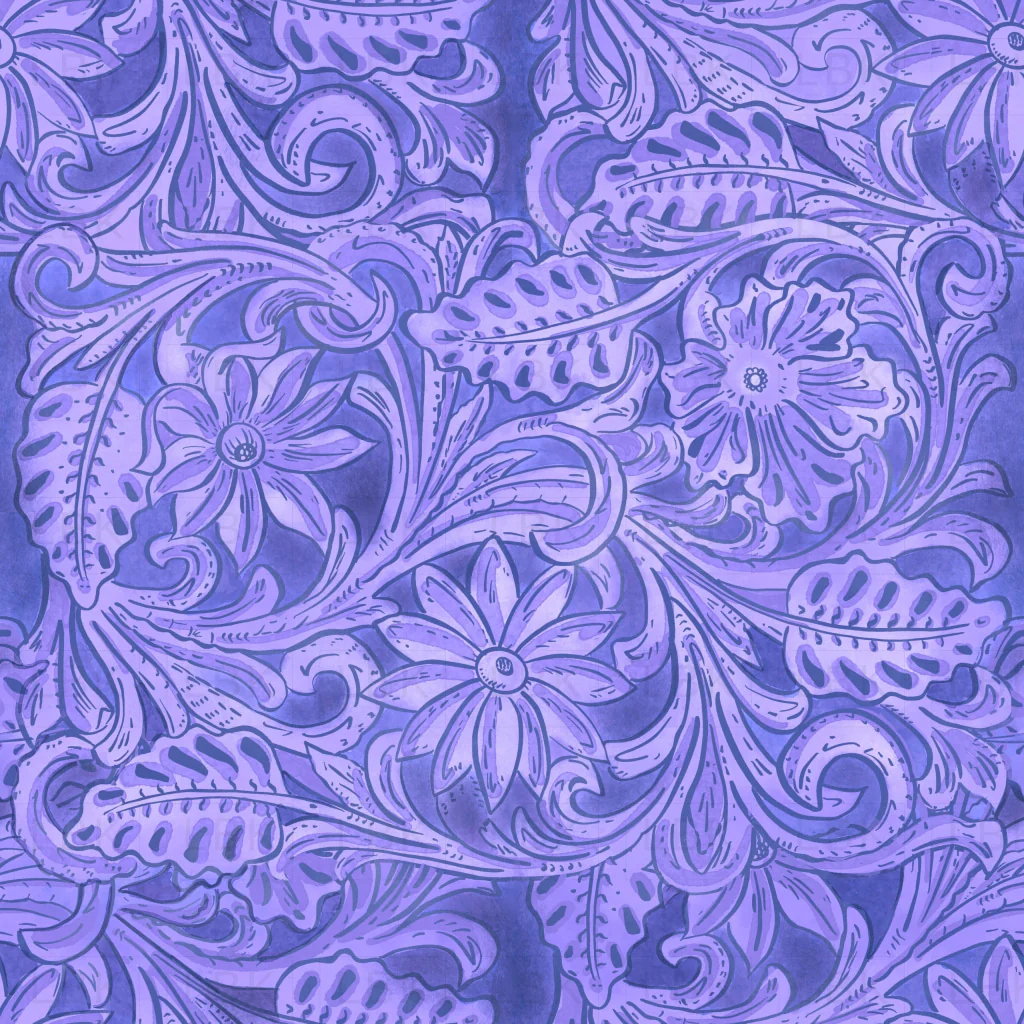 purpleleatherfloral