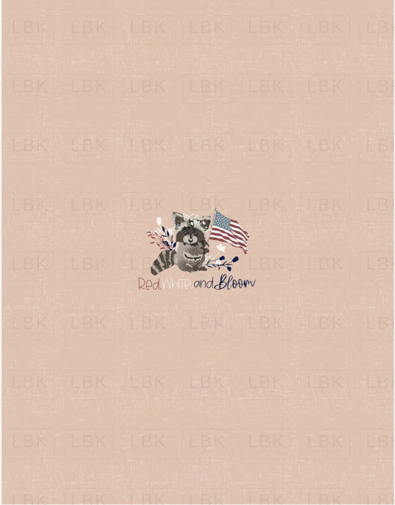 RED WHITE AND BLOOM SAND - ADULT PANEL