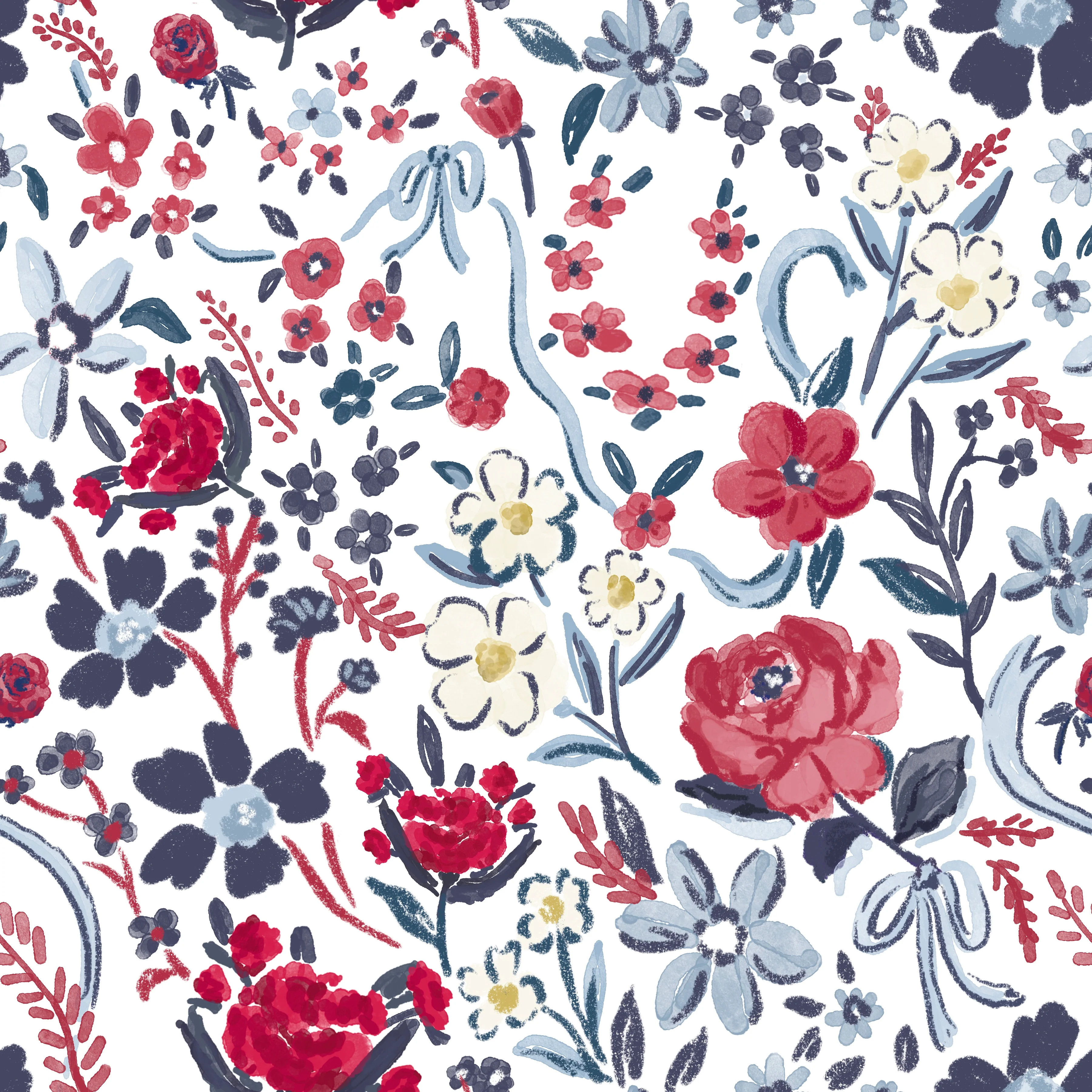 Red white and bloom white