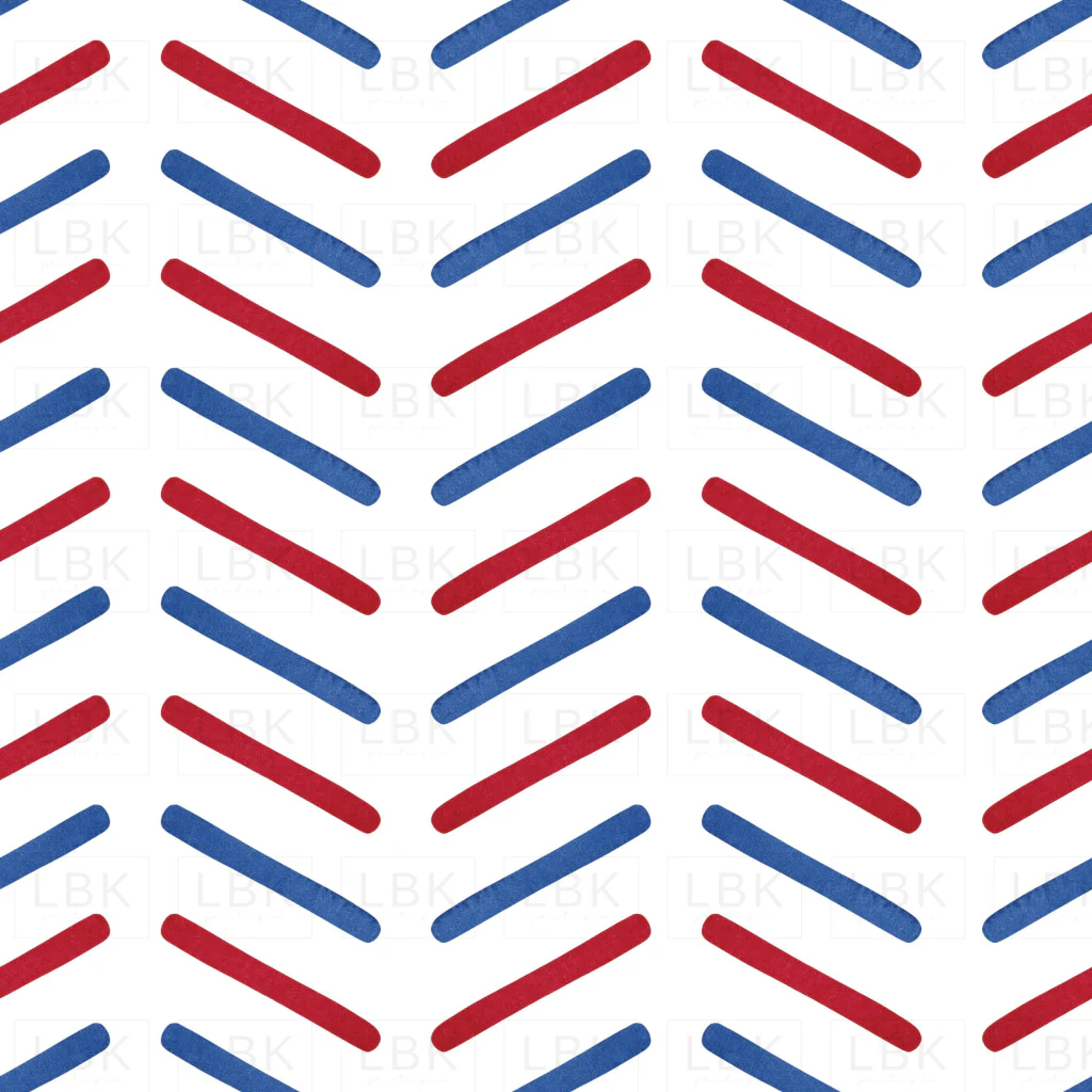 Red White and Blue Boho Lines