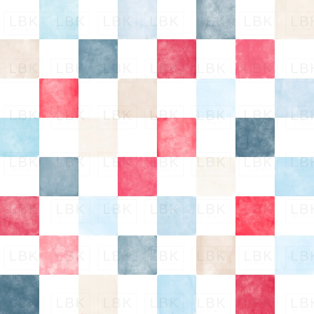 Red White and Blue Checkers