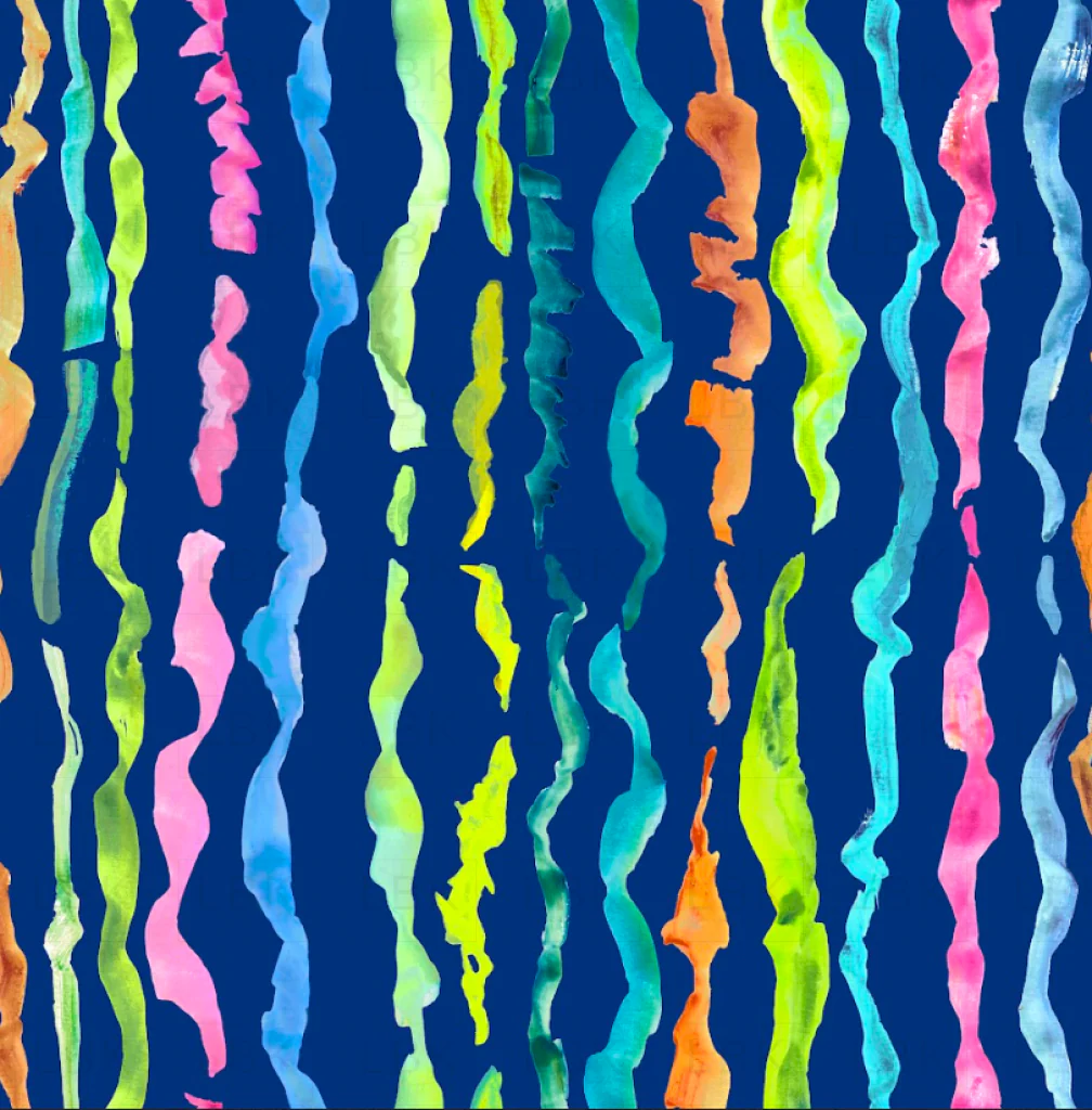 reef rhythm stripe deep ocean multi