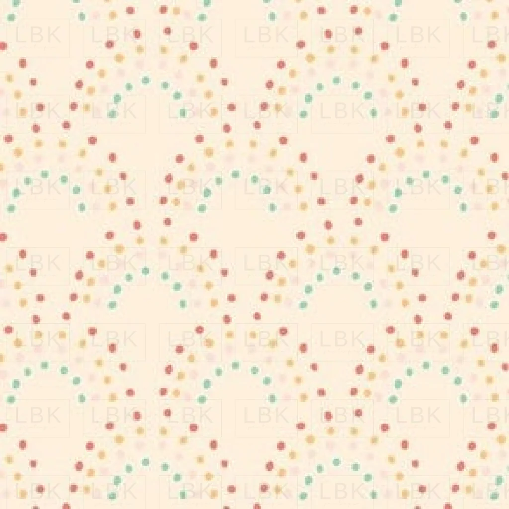 Retro Rainbow Polka Dots